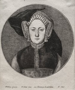 Kateřina Aragonská, 1647. od Wenceslaus Hollar