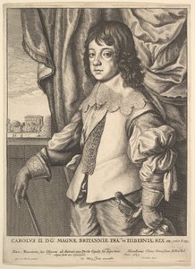 Karel II., 1649. od Wenceslaus Hollar
