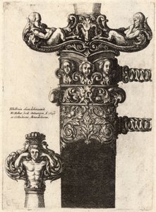 Dýka a pochva, z kresby Hanse Holbeina od Wenceslaus Hollar