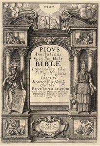 Diodati. Zbožné anotace. stát 1 od Wenceslaus Hollar