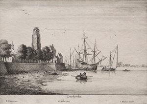 Dordrecht od Wenceslaus Hollar