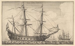 Holandská válečná loď, 1647. od Wenceslaus Hollar