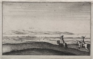 Anglické pohledy: Isle of Wight z Portsmouthu od Wenceslaus Hollar
