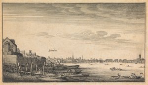 Anglické pohledy: Londýn od Wenceslaus Hollar