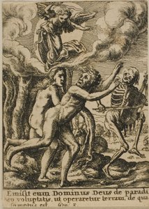 Vyhnání z ráje od Wenceslaus Hollar