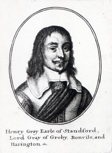 Henry Grey, první hrabě Stamford od Wenceslaus Hollar