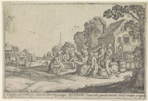 Podzim Podzim (název na objektu) The Four Seasons (název série) od Wenceslaus Hollar