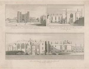 Dům johanitů svatého Jana Jeruzalémského, Clerkenwell od Wenceslaus Hollar