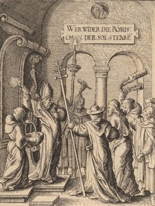 Ježíš před Kaifášem. od Wenceslaus Hollar