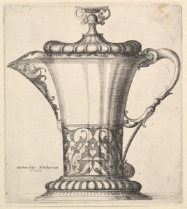 Džbán se širokým hrdlem, 1645. od Wenceslaus Hollar