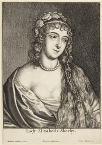 Lady Elizabeth Sherley od Wenceslaus Hollar