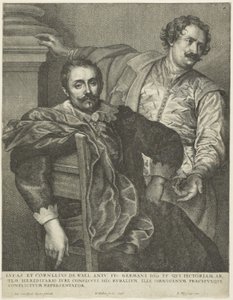 Luke a Cornelis z Waelu od Wenceslaus Hollar