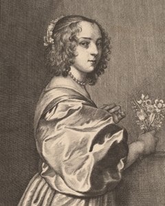 Margaret Lemonová, 1646. od Wenceslaus Hollar