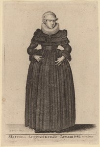 Matrona argentinská večeře dne se blíží od nymf) od Wenceslaus Hollar