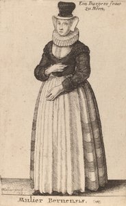 Žena z Bernensis, 1649. od Wenceslaus Hollar