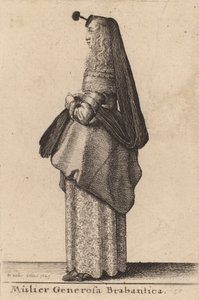 Šlechtická žena v Brabantsku, 1643