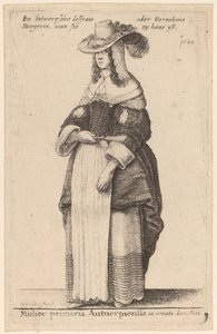 Předsedkyně vlády Antverp v domácím vyznamenání od Wenceslaus Hollar