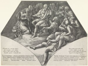 Rozsudek nad Zaleukem od Wenceslaus Hollar
