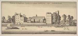 Palác arcibiskupa z Canterbury poblíž Londýna Lambeth House Lambeth House: P..., 1647 od Wenceslaus Hollar