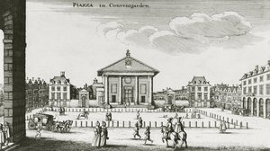 Piazza v Covent Garden, 1640 od Wenceslaus Hollar
