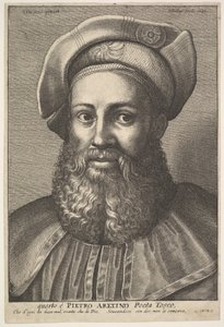 Pietro Aretino, 1640. od Wenceslaus Hollar