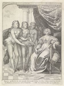 Portrét Amálie van Solmsové od Wenceslaus Hollar