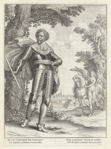 Portrét van Frederik Hendrik, princ van Oranje Historie vstupu královny matky nejkřesťanského krále do Spojených provincií Nizozemska. (název seriálu) od Wenceslaus Hollar
