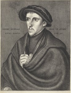 Portrét Henryho Howarda, hraběte ze Surrey od Wenceslaus Hollar