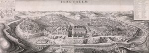 Vyhlídka na Jeruzalém, 1660., 1660. od Wenceslaus Hollar