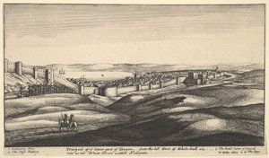 Vyhlídka na dolní část Tangeru, ca. 1670. od Wenceslaus Hollar