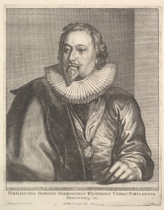 Richard Weston, hrabě z Portlandu, 1645. od Wenceslaus Hollar