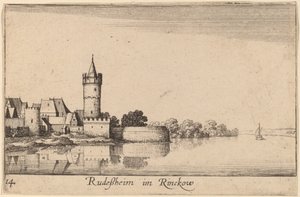 Rudesheim od Wenceslaus Hollar