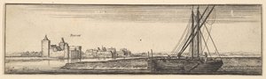 Ruhrort, 1642-44. od Wenceslaus Hollar