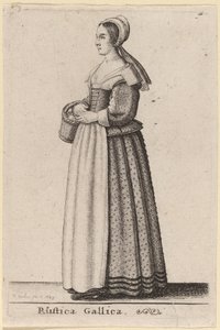 Francouzský venkov od Wenceslaus Hollar