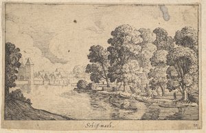 Schiff-math, 1625-77. od Wenceslaus Hollar