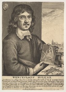 Autoportrét, 17. století. od Wenceslaus Hollar