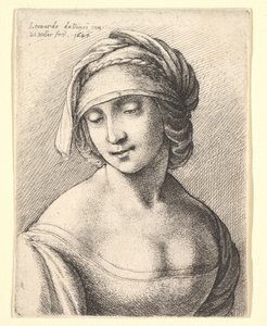 Svatá Anna, 1645. od Wenceslaus Hollar