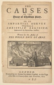 St. Pauls Burning, Lex ignea, 1671 nebo později. od Wenceslaus Hollar