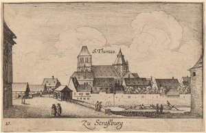 Štrasburk od Wenceslaus Hollar
