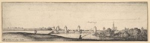 Štrasburk od Wenceslaus Hollar