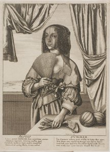 Léto od Wenceslaus Hollar