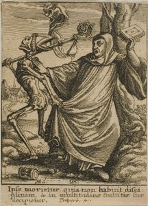 Abbott a smrt od Wenceslaus Hollar
