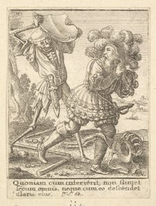 Hrabě z tance smrti, 1651. od Wenceslaus Hollar