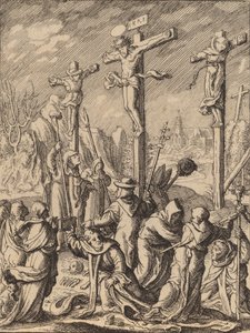 Ukřižování. od Wenceslaus Hollar