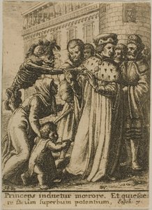 Vévoda a smrt od Wenceslaus Hollar