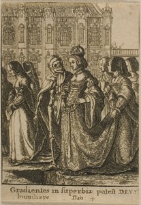 Císařovna a smrt od Wenceslaus Hollar