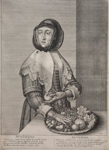 Čtvero ročních období: Podzim, 1641. od Wenceslaus Hollar