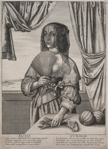 Čtvero ročních období: Léto, 1641. od Wenceslaus Hollar