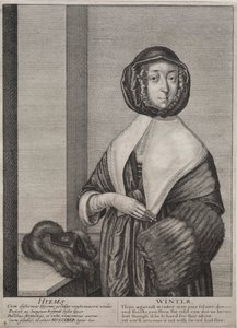 Čtyři roční období: Zima od Wenceslaus Hollar