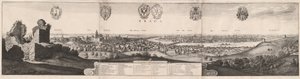 Velká vyhlídka na Prahu, 1649. od Wenceslaus Hollar